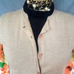 Stella Mc Cartney flowered knit cardigan